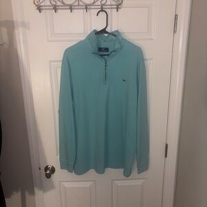 Vineyard Vines Men’s Blue 1/4 Zip Pullover Sweater Sz XLT
